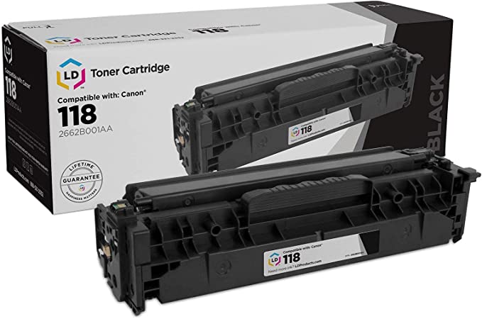 LD Products Remanufactured Toner Cartridge Replacement for Canon 118 2662B001AA (Black)