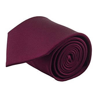 100% Silk Handmade Woven Solid Color Tie Mens Necktie by John William