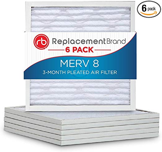 ReplacementBrand 14x14x1 MERV 8 Air Filter/Furnace Filter (6 Pack)