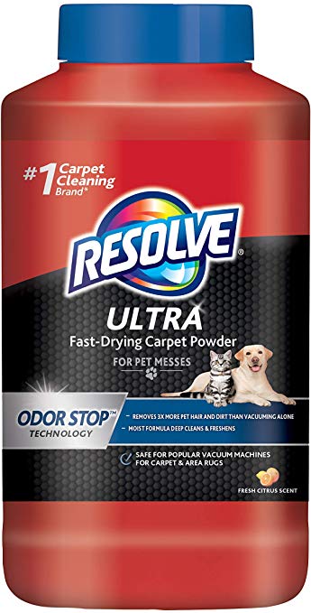 Resolve Resolve Ultra Fast-Drying Carpet Powder for Pet Messes, 18 Ounce