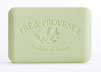 Pre de Provence Artisanal French Soap Bar Enriched with Shea Butter, Quad-Milled For A Smooth & Rich Lather (150 grams) - Cucumber