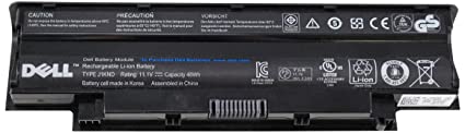 DELL 14R(4010-D382) 6-Cell Laptop Battery for Inspiron (Black)