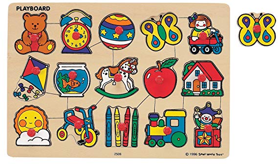 Small World Toys Ryan's Room Wooden Puzzle - Classic Playboard