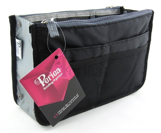 Handbag Organizer Liner Insert 12 Compartments - Chelsy 18 Colors