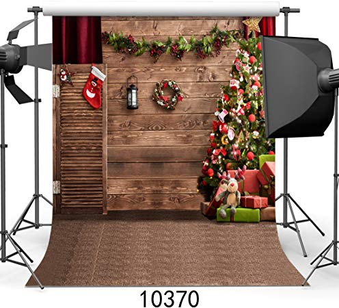 SJOLOON 10x10ft Christmas Backdrop Christmas Theme Pictorial Vinyl Customized Photography Backdrop Background Studio Prop JLT10370