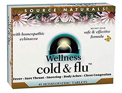 Source Naturals Wellness Cold Flu 48 tablets