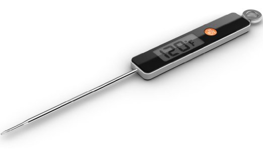 Elec3 Instant-Read Thermometer Digital Meat Candy BBQ Thermometer for Cooking, Liquids and Sugar with Probe (Black)