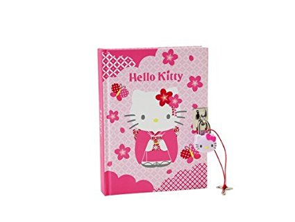 Hello Kitty Locking Diary - Sakura