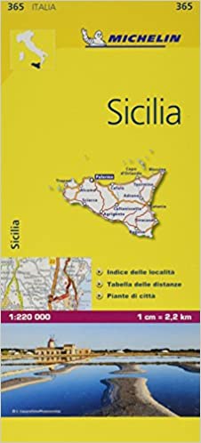 Michelin Map: Sicilia 365 ( Italy Sicily) (Maps/Local (Michelin)) (Italian Edition)