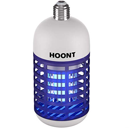 Hoont Bug Zapper Bulb, Traps Flies and Mosquitoes for Indoor and Outdoor Use
