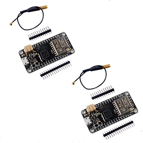 DIYmall LoRa32u4 LORA RA-02 Module Development Board Long Range Communication 1KM LiPo Atmega32U4 SX1278 for Arduino(Pack of 2 Sets)