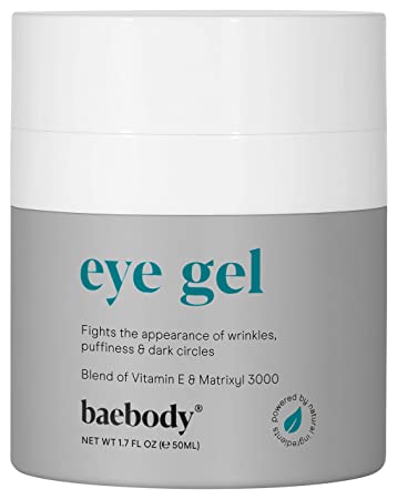 Baebody Eye Gel for Dark Circles, Puffiness, Wrinkles and Bags. - The Most Effective Anti-Aging Eye Gel for Under and Around Eyes - 1.7 fl oz