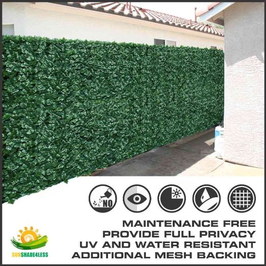 Windscreen4lessreg 4 x 14 Artificial Faux Ivy Leaf Privacy Fence Screen Decoration Panels Windscreen Patio