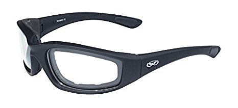 Global Vision Eyewear Men's Kickback 24 Sunglasses with Photochromic Color Changing Lenses, Clear, Standard