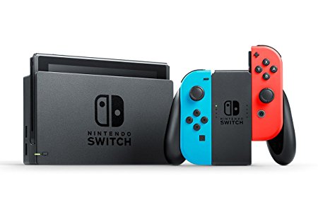 Nintendo Switch with Joy-Con Pick You Own System Bundle Options: Edition, Color, Games, Extra Controller, Case