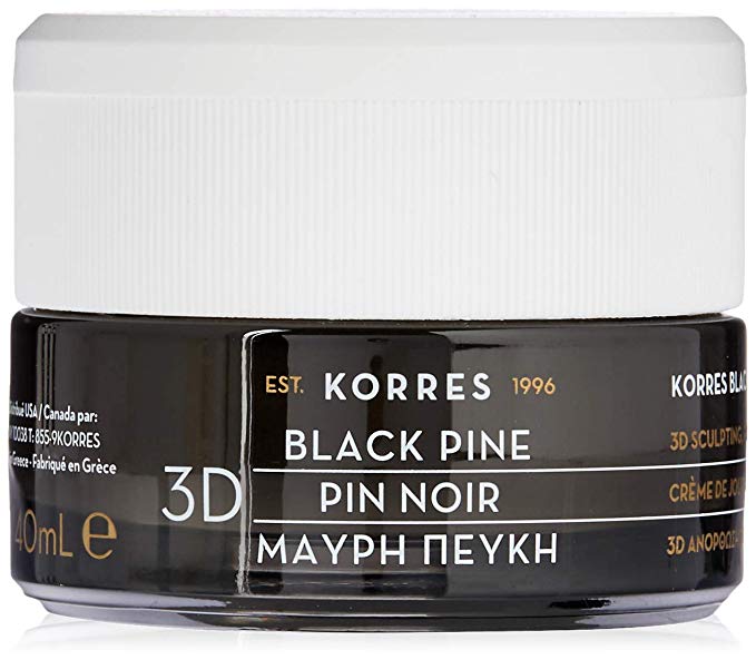 KORRES Natural 3D Black Pine Lifting & Firming Day Cream for Normal To Combination Skin, Vegan