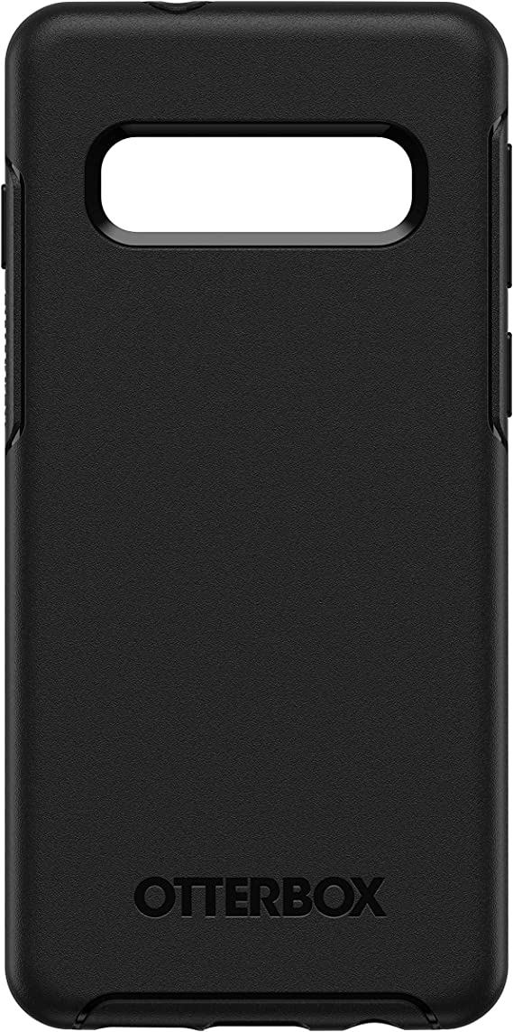 OtterBox Symmetry Hülle für Galaxy S10, stoßfest, sturzsicher, schützende dünne Hülle, 3x getestet nach Militärstandard, Schwarz