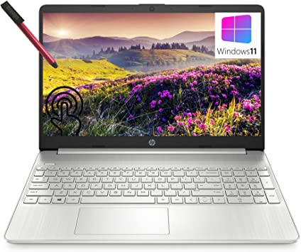 [Windows 11 Home] HP 15 15.6" Laptop Computer, Octa-Core AMD Ryzen 7 5700U up to 4.3GHz (Beat i7-1165G7), 8GB DDR4 RAM, 512GB PCIe SSD, WiFi 6, Bluetooth 5.2, Webcam, Type-C, Silver, 64GB Flash Drive