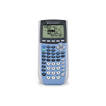 Texas Instruments TI-84 Plus Silver Edition Graphing Calculator - BLUE