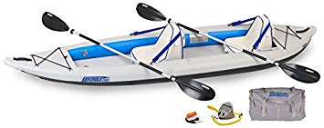 Sea Eagle Fast Track Inflatable Kayak with Deluxe Accessory Package, 12' x 6"