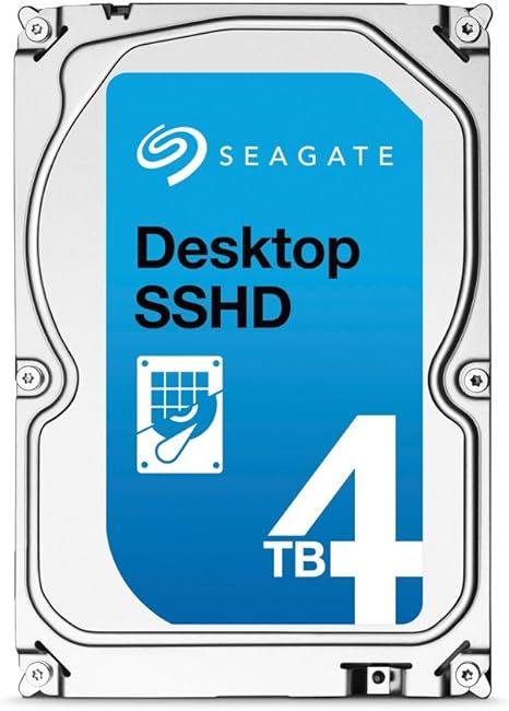 (Old Model) Seagate 4TB Gaming SSHD(Solid State Hybrid Drive) SATA 6Gb/s 64MB Cache 3.5-Inch Internal Bare Drive (ST4000DX001)