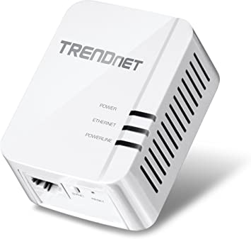 TRENDnet Powerline 1300 AV2 Adapter, IEEE 1905.1 & IEEE 1901, Gigabit Port, Range Up to 300m (984 ft.), TPL-422E White