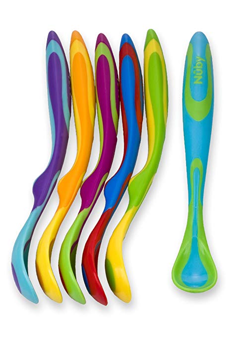 Nuby 6 Piece Fun Feeding Spoons