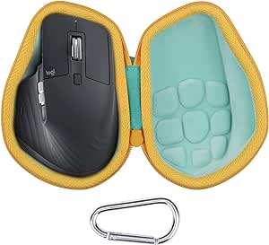 co2CREA Hard Case Replacement for Logitech MX Master 3 / 3S Wireless Performance Mouse (Teal Case)