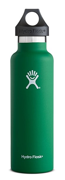 Hydro Flask Vacuum Insulated Stainless Steel Water Bottle, Standard Mouth w/Loop Cap