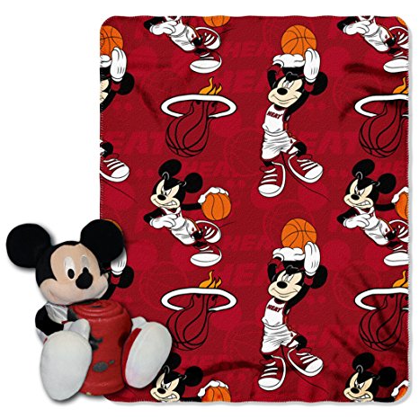 NBA Miami Heat 40x50-Inch Throw with 14-Inch Hugger