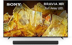 Sony 65 Inch 4K Ultra HD TV X90L Series: BRAVIA XR Full Array LED Smart Google TV with Dolby Vision HDR and Exclusive Features for The Playstation® 5 XR65X90L BRAVIA Theater Bar 8 Sound Bar