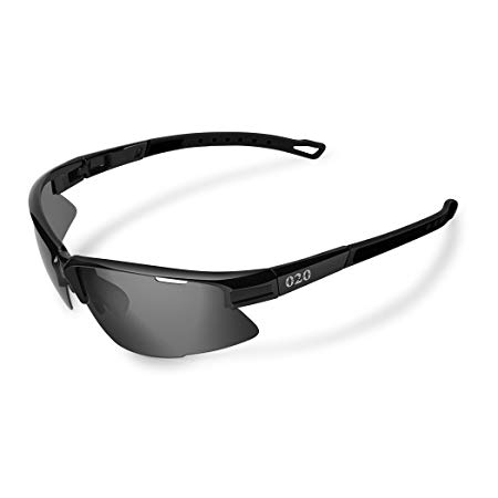 O2O Tac Polarized Sports Sunglasses Tr90 Frame [Champion's Choice] One of the Lightest Sports Sunglasses Comfortable and Fit for Running Golf Driving Baseball Cycling Fishing Men Women Teens Youth