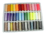 LIHAO 39 Spools Assorted Colors Sewing Threads Set
