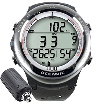 Oceanic ATOM 3.1 Wristwatch Dive Computer, Transmitter, USB