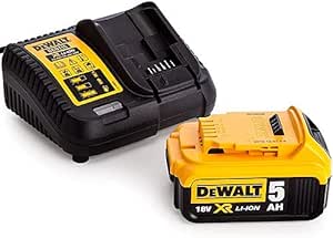 DeWalt DCB184 5Ah Battery & DCB1104 10.8V-18V Multi Voltage Charger