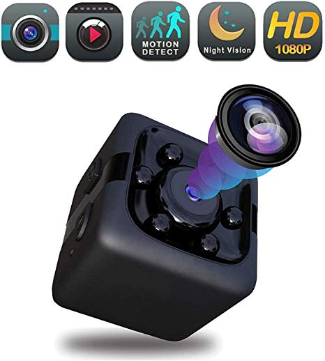 Mini Spy Camera 1080P Hidden Mini Camera Portable Small Spy Cam with Night Vision and Motion Detection Perfect Indoor Covert Security Camera for Home and Office Hidden Spy Cam