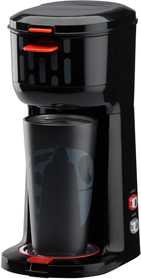 Star Wars Dual Brew Single Serve Coffee Maker for Capsules or Ground Coffee