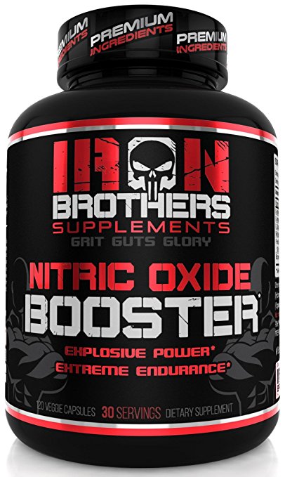 Nitric Oxide Booster - Supplement Preworkout Increase Muscle Pump, Blood Flow, Strength & Endurance for Men & Women- Powerful NO Booster with Premium Arginine - Boost Performance 30 Servings