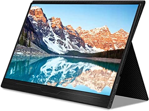 NexiGo 2021 Portable Monitor 13.3 Inch Full HD 1080P IPS USB Type-C Computer Display, USB Type-C/HDMI Port Eye Protection Screen for Laptop PC/MAC/PS4/Xbox/Wii/Camera Include Black Smart Cover