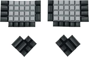 YMDK DSA Profile PBT Blank Keycap Set for Ergo Ergodox Planck Preonic Lily 58 Keyboard