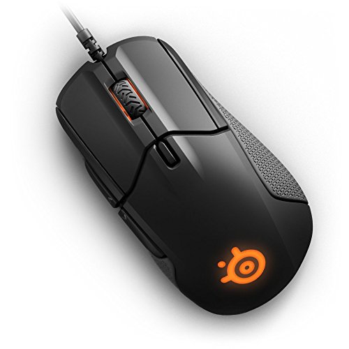 SteelSeries 62433 Rival 310 Gaming Mouse, 12000 CPI TrueMove3 Optical Sensor, Split-Trigger Buttons, Prism RGB, Black