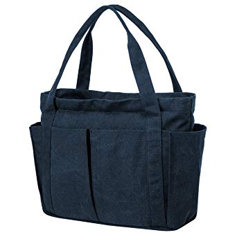 Riavika Canvas Weekend Tote Bag Shoulder Bag for Women