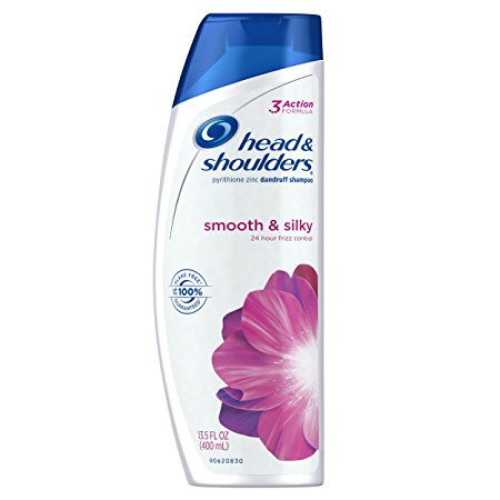 Head and Shoulders Smooth and Silky Anti-Dandruff Shampoo 13.5 Fl Oz (Packaging may vary)