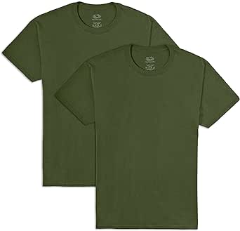 Fruit of the Loom Men's Eversoft Cotton T Shirts, Breathable & Moisture Wicking with Odor Control, Sizes S-4x