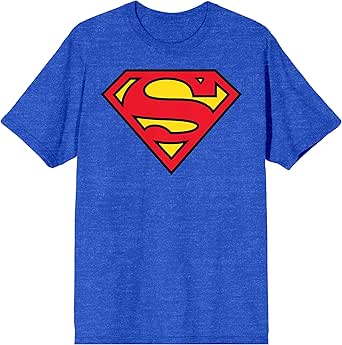 Bioworld Superman Logo Men's Royal Heather T-Shirt