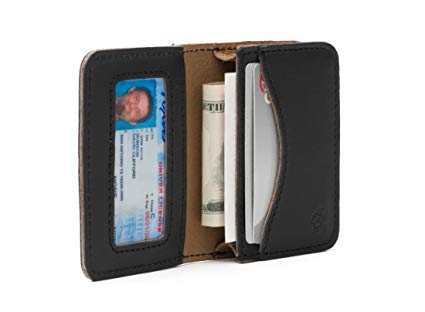 Saddleback Leather Co. RFID-Shielded Full Grain Leather Bifold Pouch Wallet for Men Includes 100 Year Warranty
