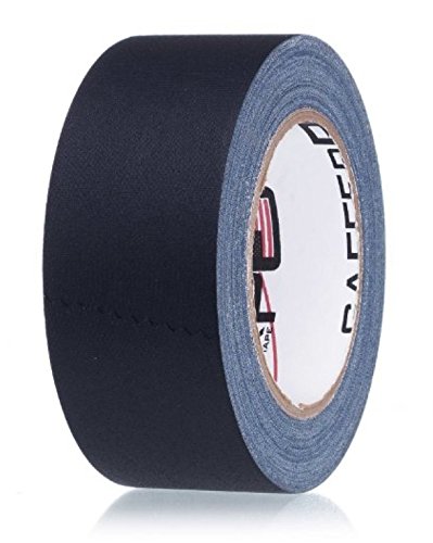 REAL Premium Grade Gaffer Tape Plus by GafferPower® - Made in the USA - Black 2 in X 30 yds - 11.5 mils - Heavy Duty Gaffer's Tape - Non-Reflective - Waterproof - Multipurpose - Better than Duct Tape!
