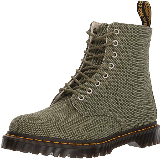 Dr. Martens Olive Military Canvas Pascal Fashion Boot