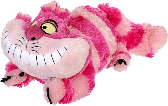 Disney Store Official Cheshire Cat Plush - 'Alice in Wonderland' 14-Inch Toy - Vibrant Striped Design, Iconic Grin - Magical Gift for Fans, Collectors & Enthusiasts of Lewis Carroll's Classic