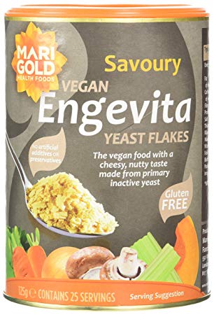 Marigold Health Foods Vegan Engevita Yeast Flakes, 125 g